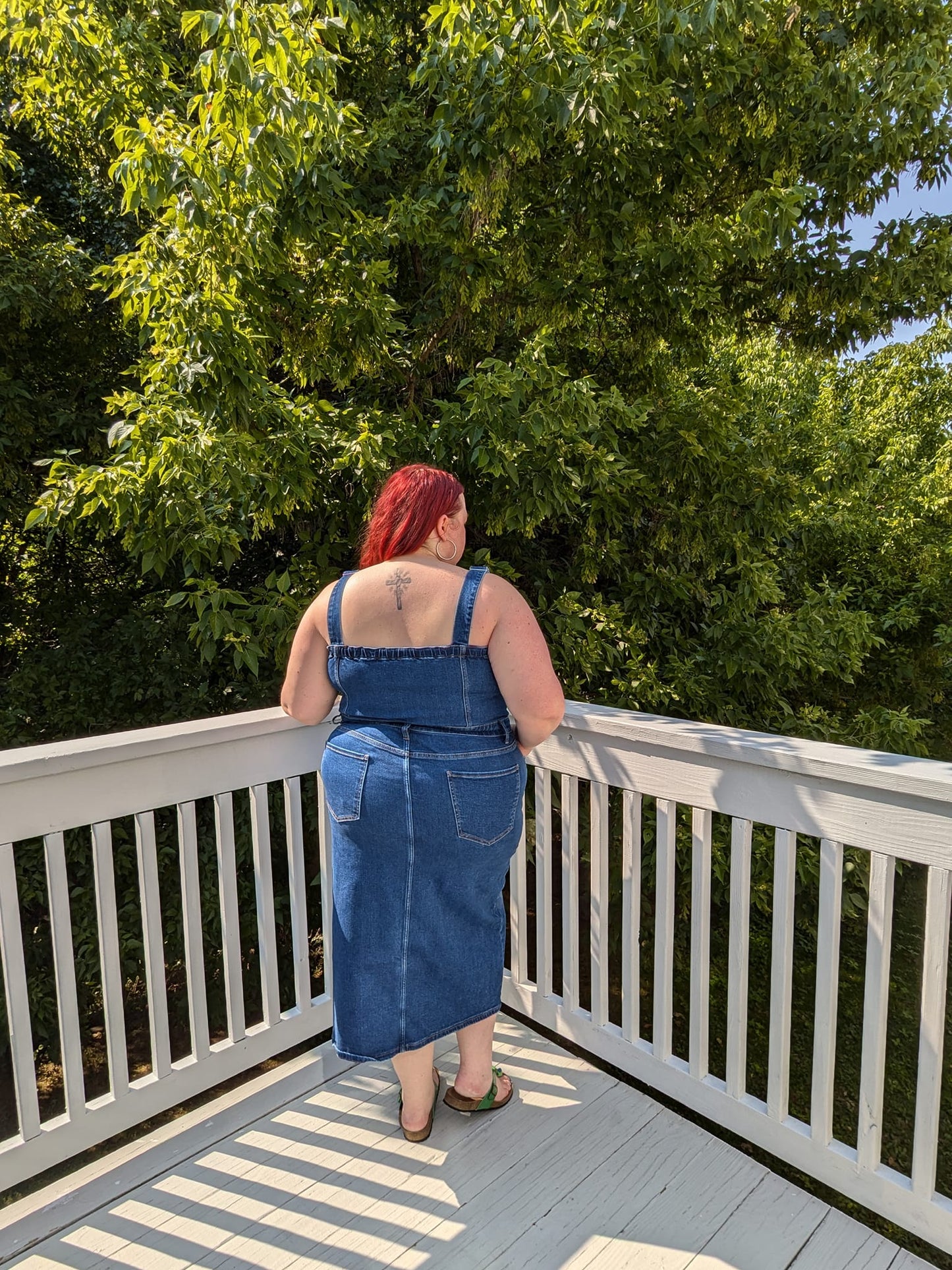 FRANKIE OVERALL DENIM DRESS