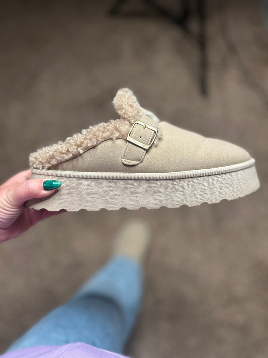 Cozy Lift Fleece Slip-Ons