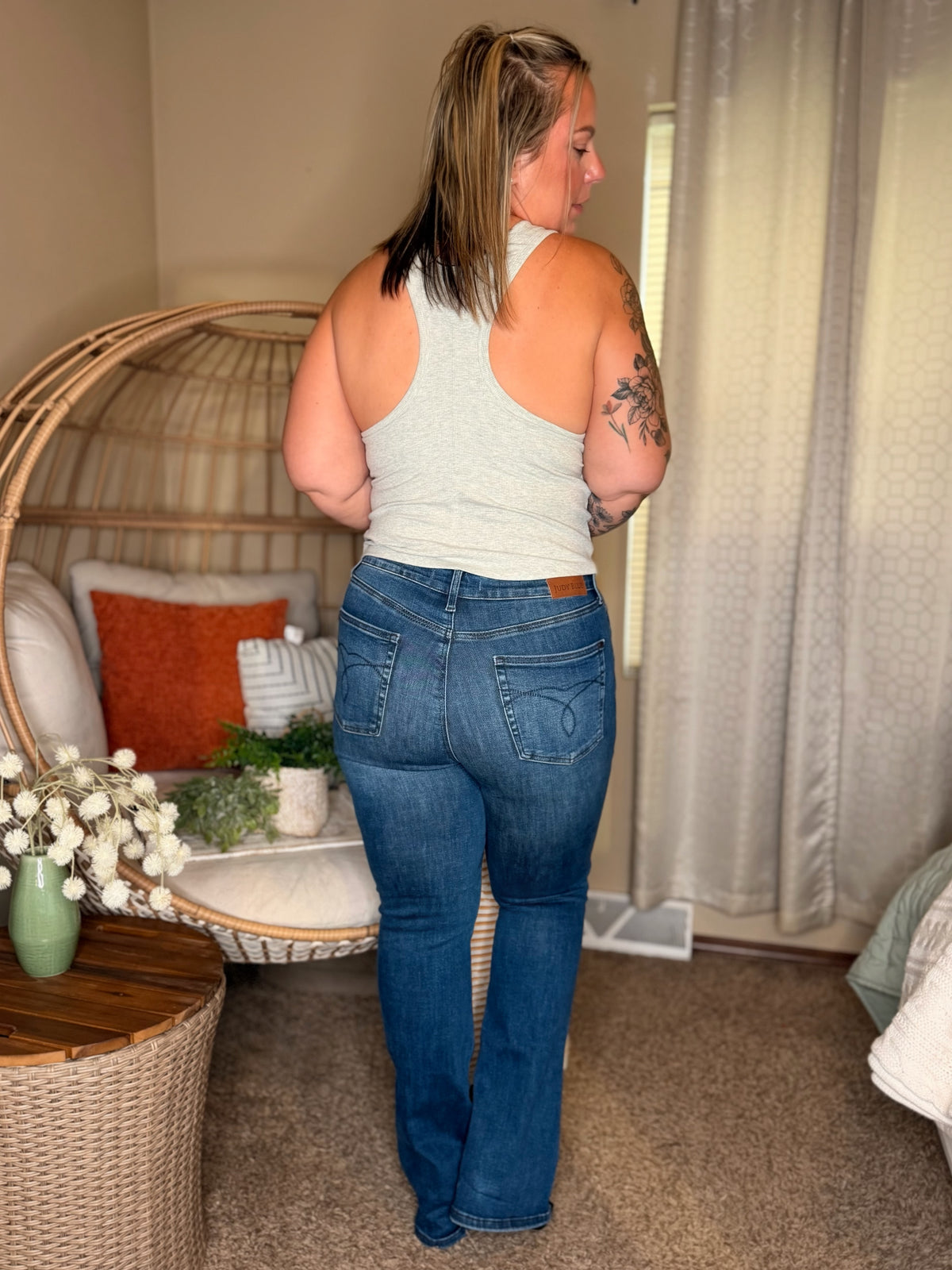 Camille High Waist Tummy Control Bootcut Jean