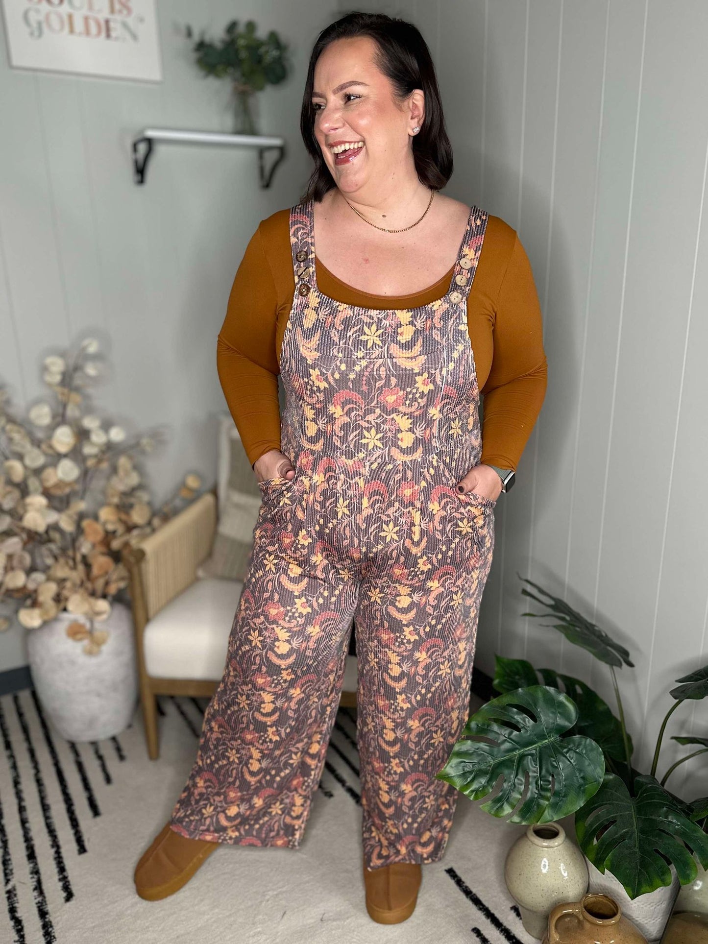 CASSIDY FALL BOHO OVERALLS