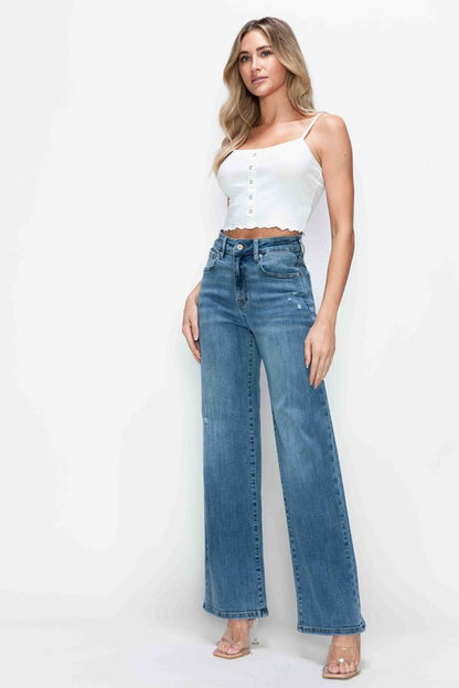 Wide Leg Wonder High Rise Jeans