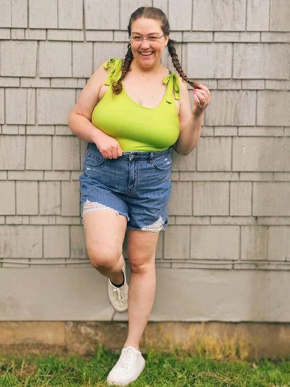 Just a Spritz Bodysuit in Lime