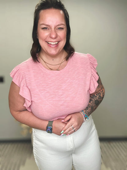 Especially Sweet Ruffle Sleeve Top