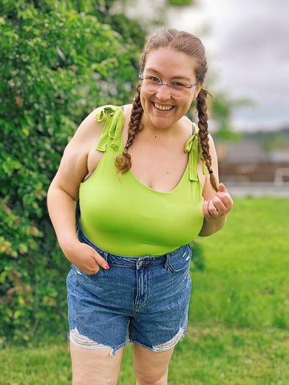 Just a Spritz Bodysuit in Lime