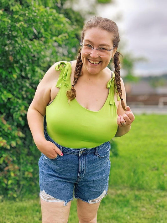 Just a Spritz Bodysuit in Lime