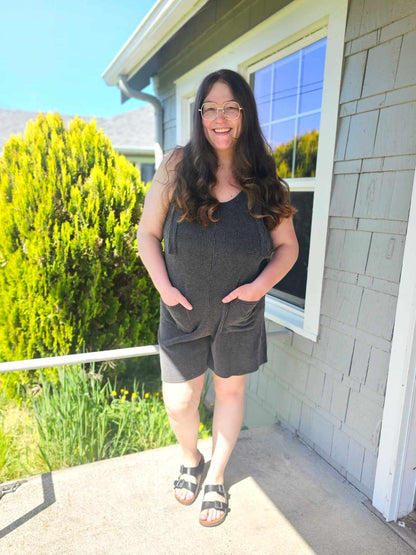 Shut it Down Romper
