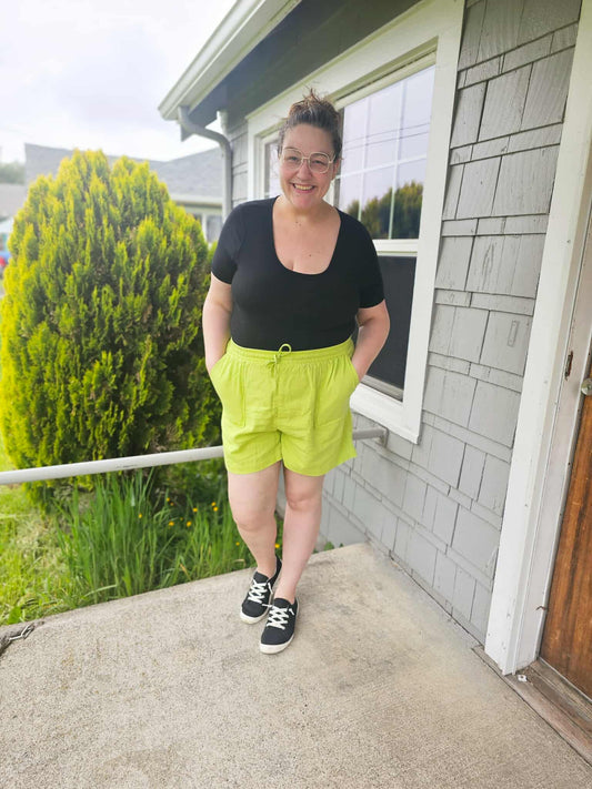 Ray of Sunshine Linen Shorts