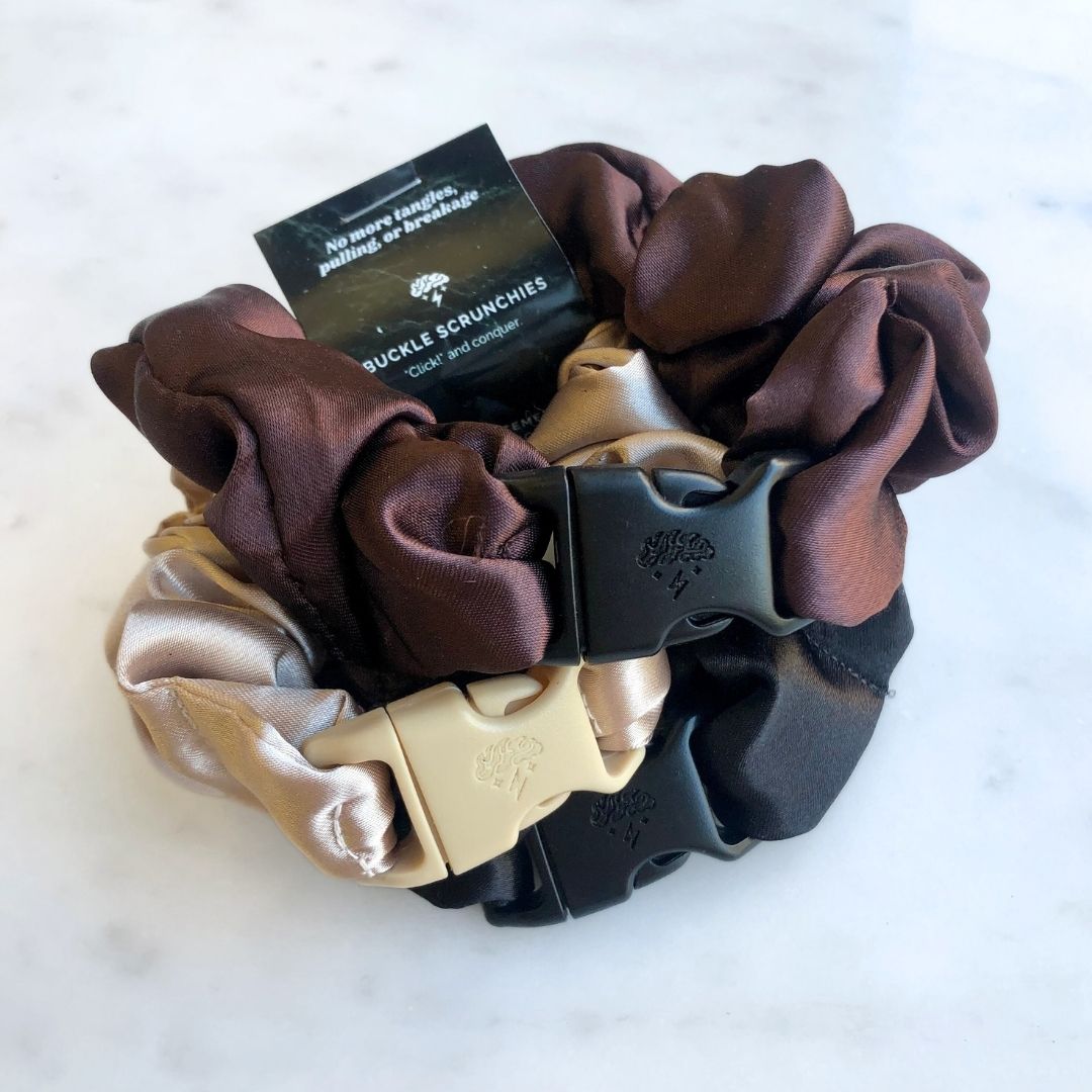 Buckle Scrunchie Bundle – Neutrals