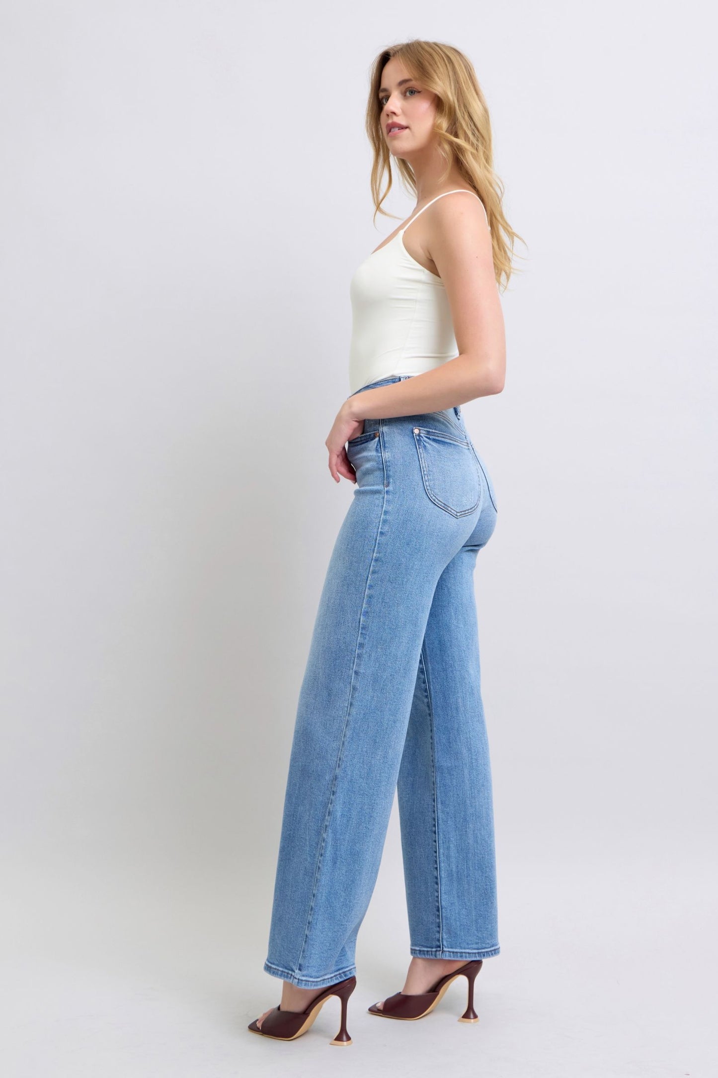 Vintage Vibes Wide Leg Jeans