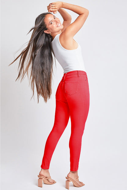 Rubys Are Red Hyperstretch Mid-Rise Skinny Jeans