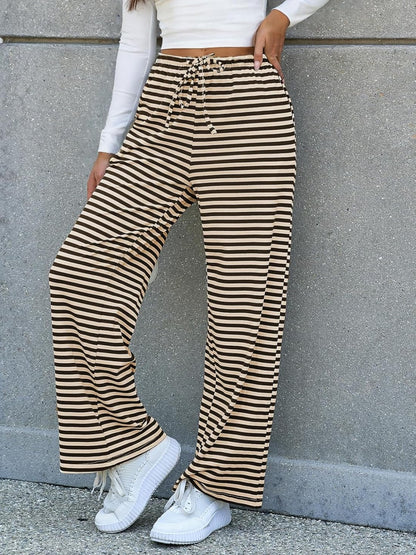 PREORDER- Striped Up Wide Leg Pants