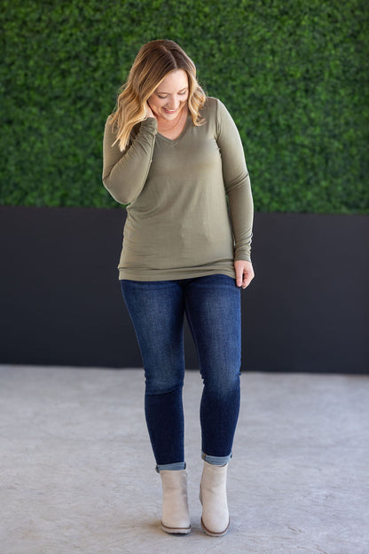 Michelle Mae Larissa Long Sleeve - Olive