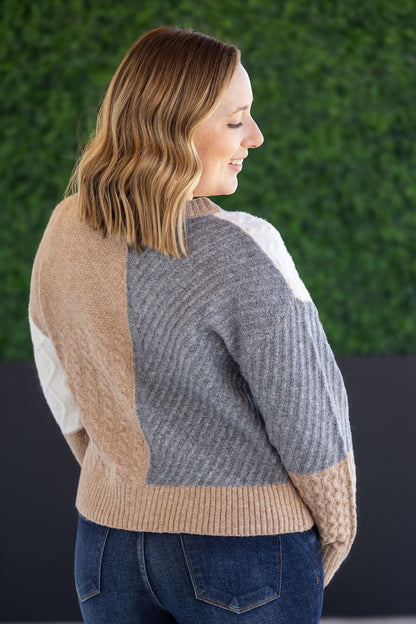 Michelle Mae Colorblock Cozy Cardigan