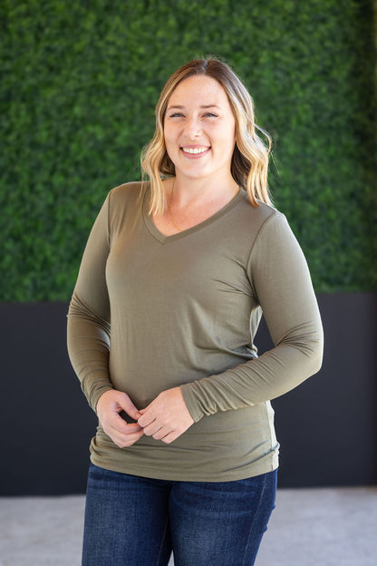 Michelle Mae Larissa Long Sleeve - Olive