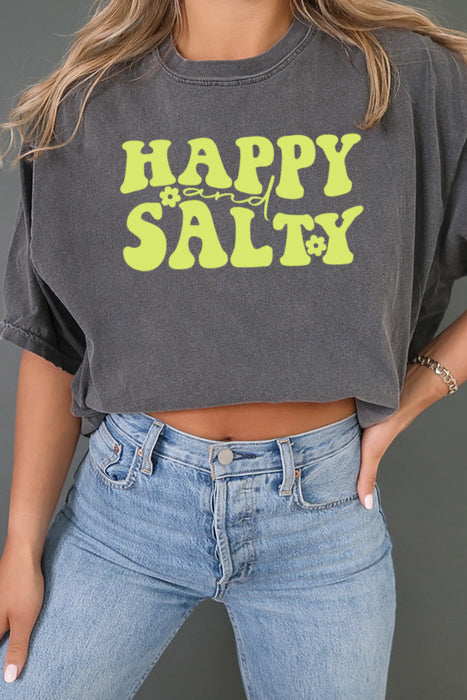 Happy and Salty Oversized Tee