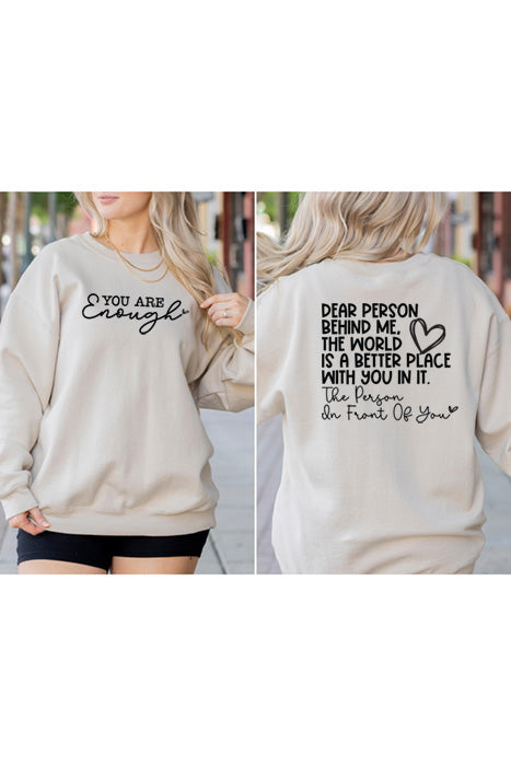 You Are Enough Sweatshirt