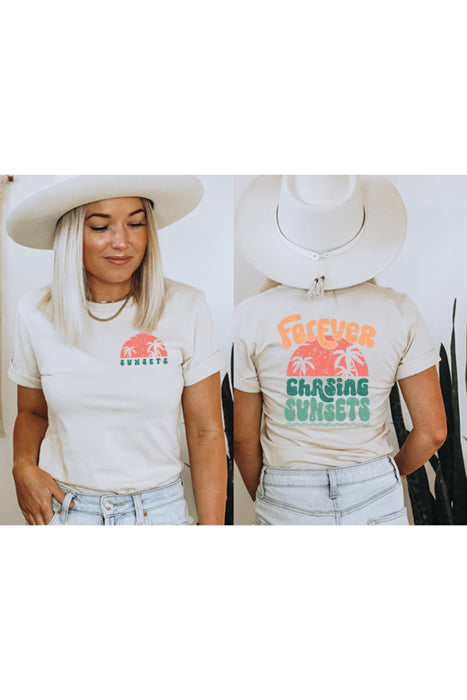 Forever Chasing Sunsets Graphic Tee