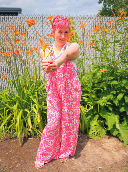 Cassidy Floral Boho Overalls