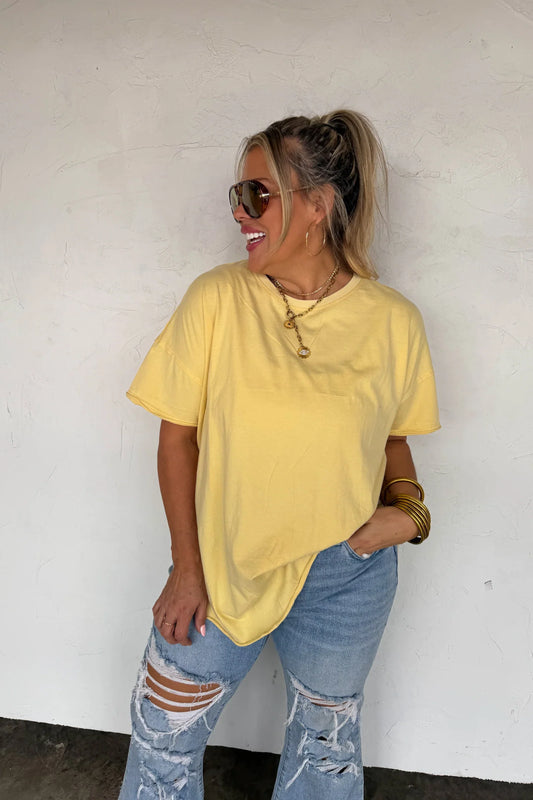 Blakeley Spring Joey Washed Cotton Boyfriend Tee