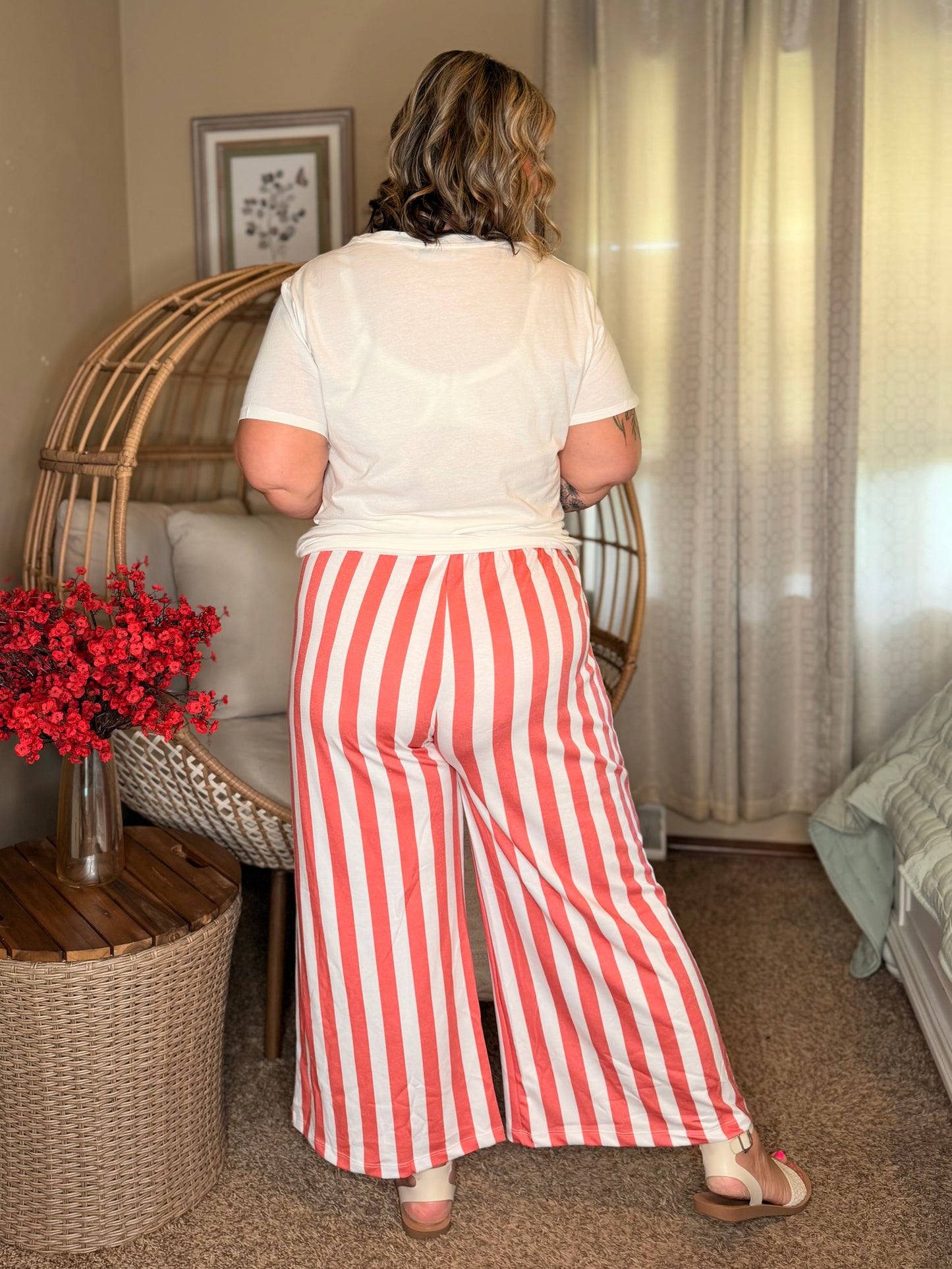 Take Your Time High Waisted Wide Leg Bottoms