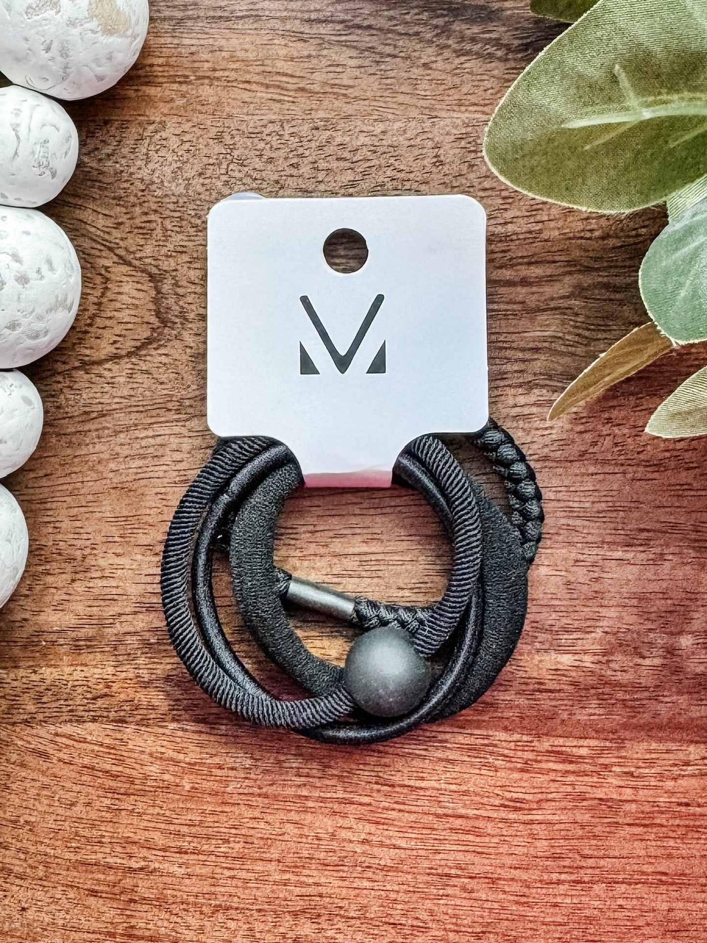 Michelle Mae Hair Tie Bracelet Sets - Ball Accent