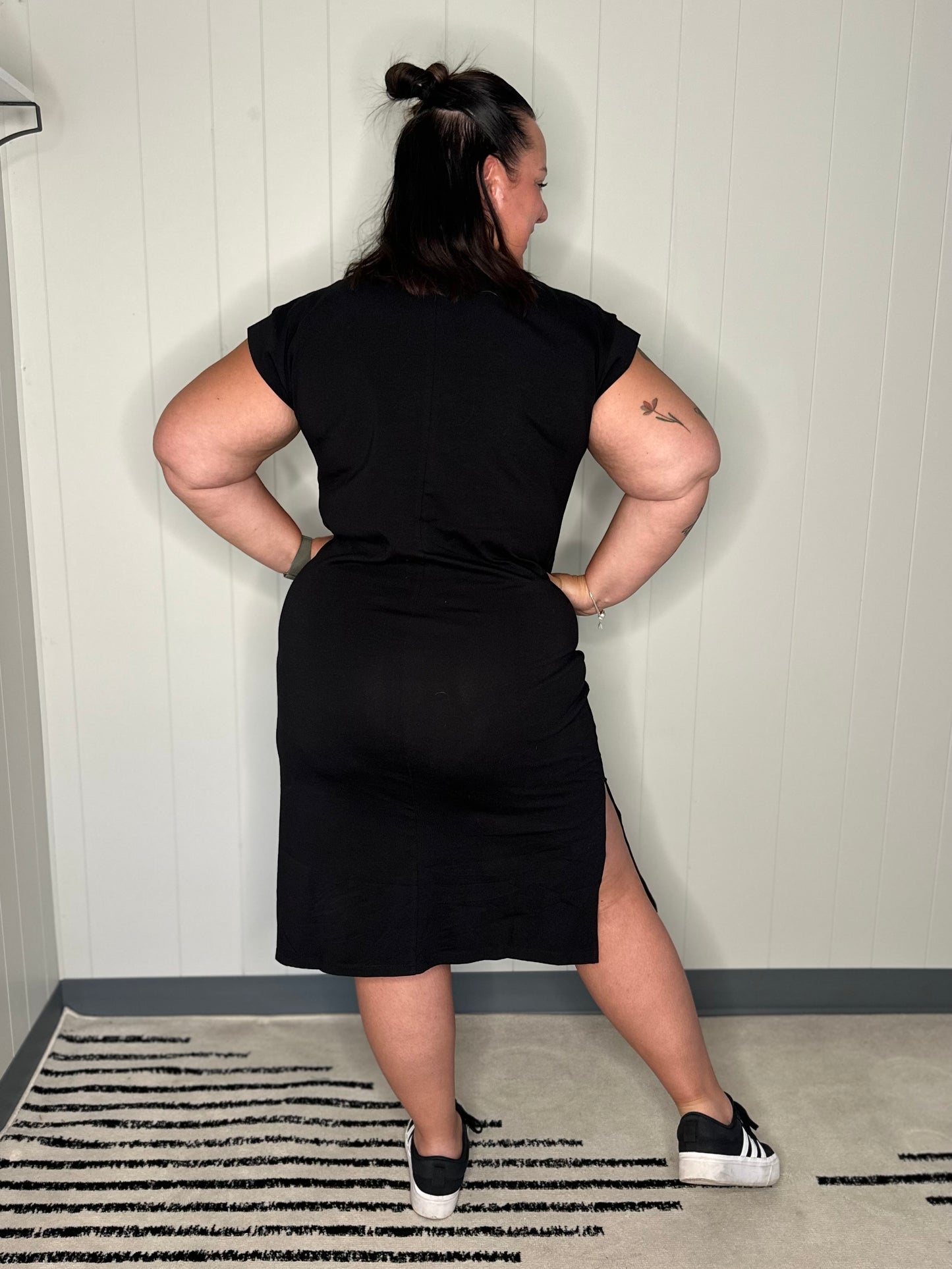Sweet Like That Casual Dress in Black
