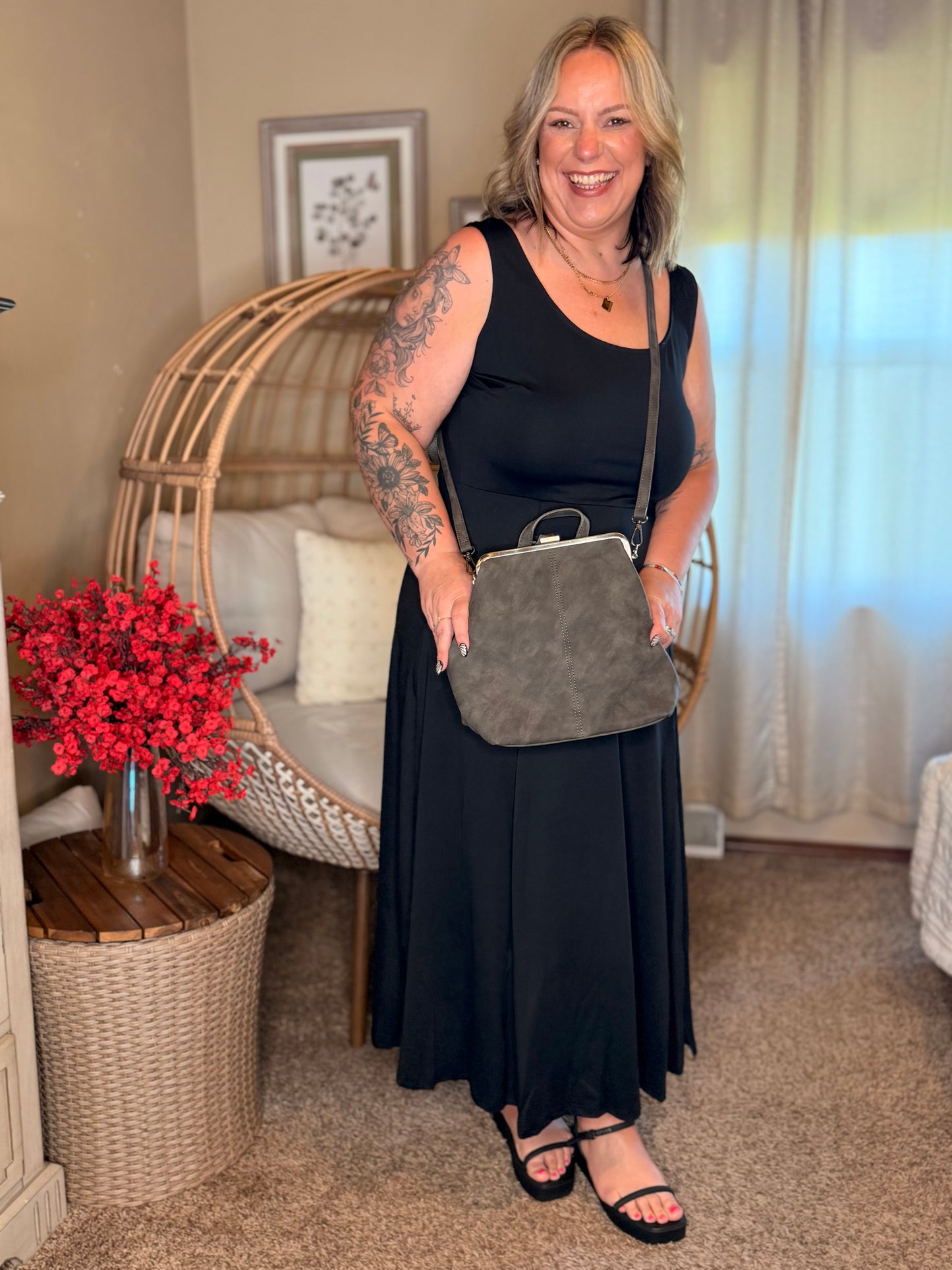 Bridget Backpack in Charcoal