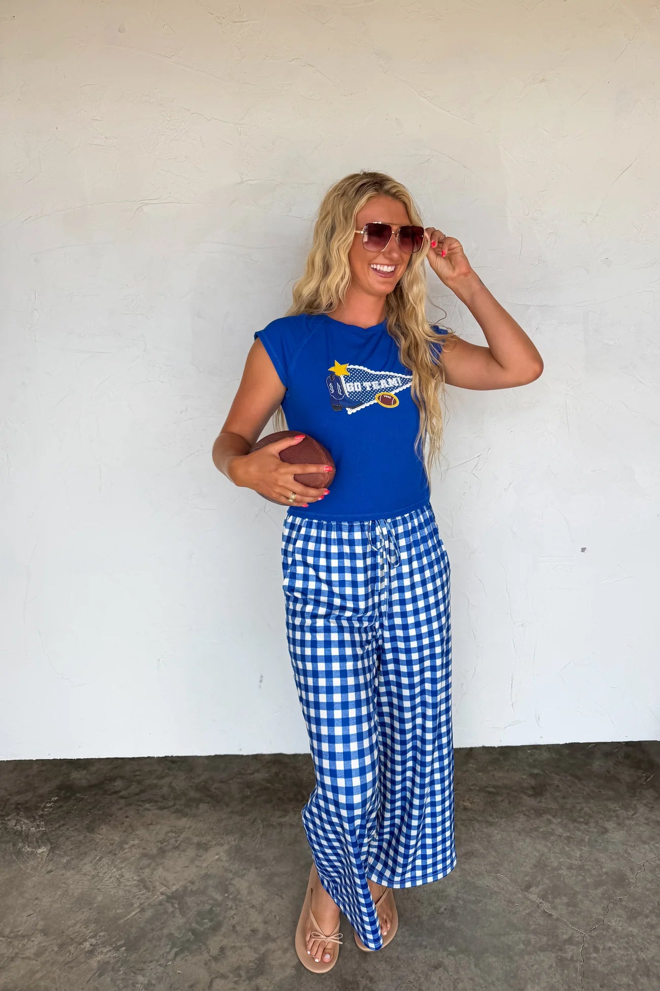 GAME DAY WIDE LEG PANTS