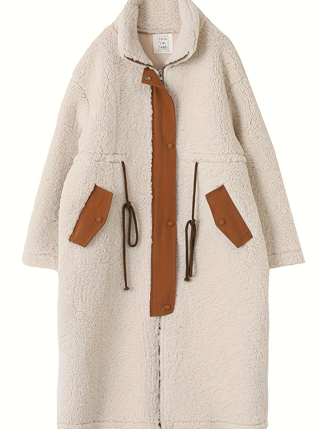 PREORDER: Cozy Turtleneck Sherpa Coat