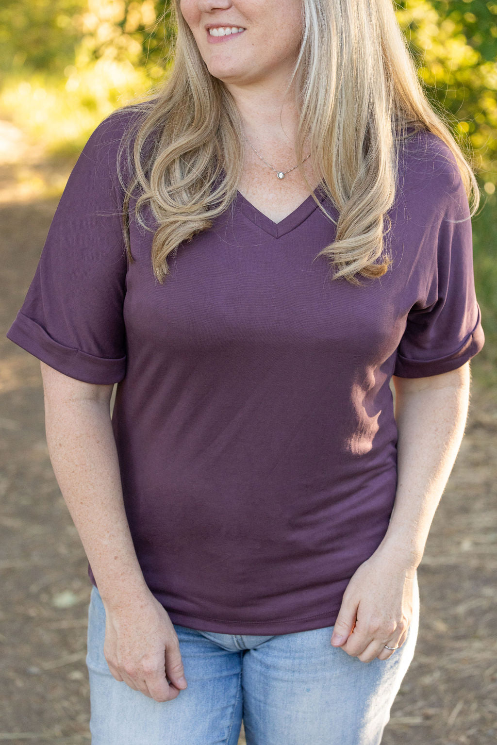 Michelle Mae Selene Relaxed Top - Amethyst