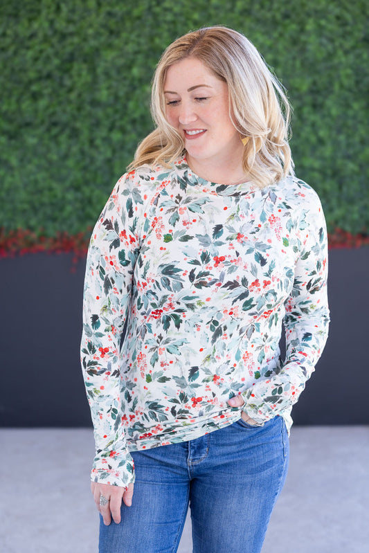 Michelle Mae Blair Long Sleeve Top - Winter Berry