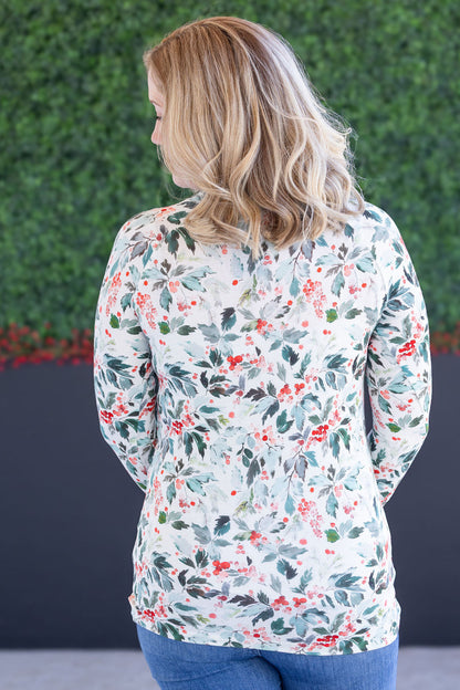 Michelle Mae Blair Long Sleeve Top - Winter Berry