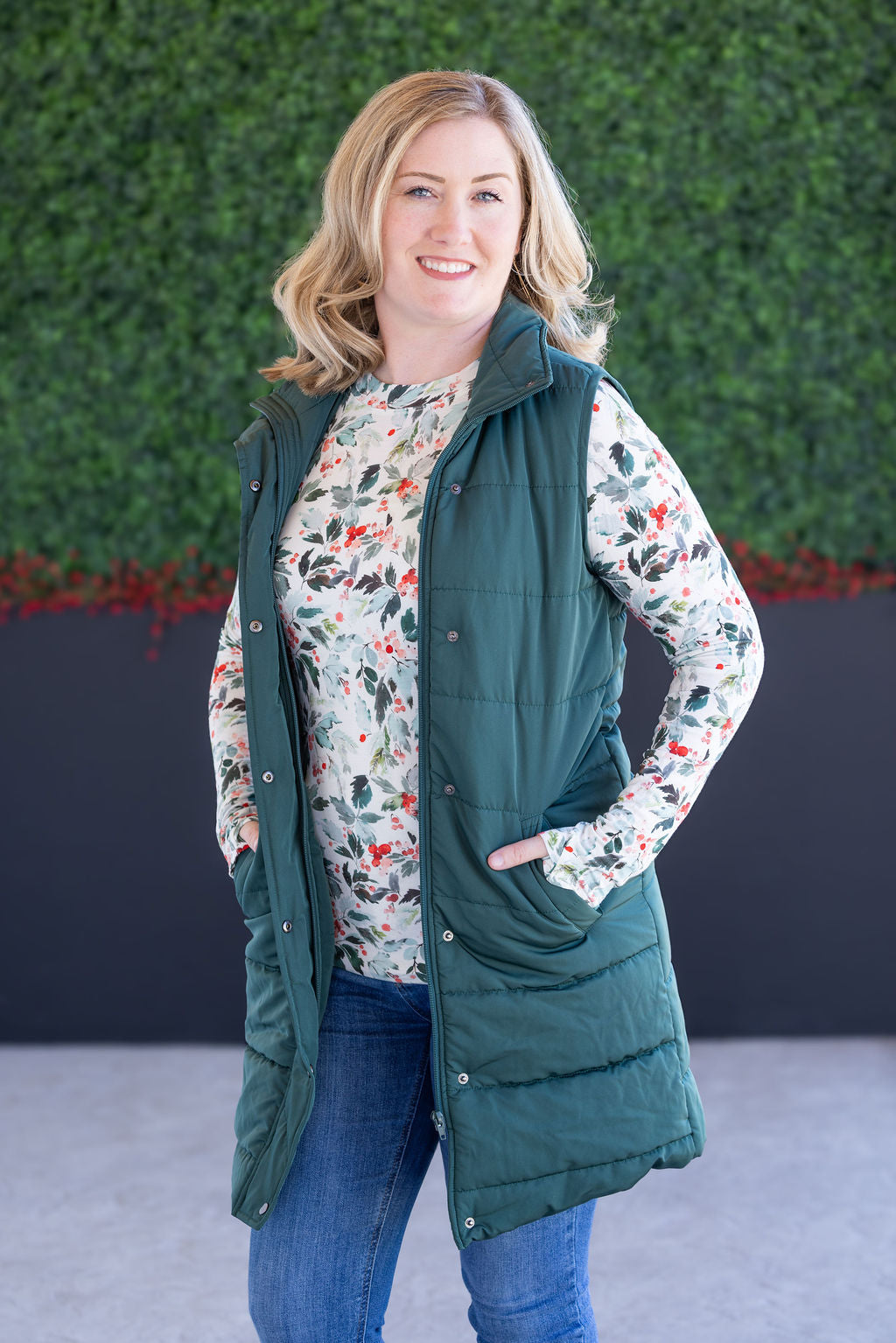 Michelle Mae Blair Long Sleeve Top - Winter Berry