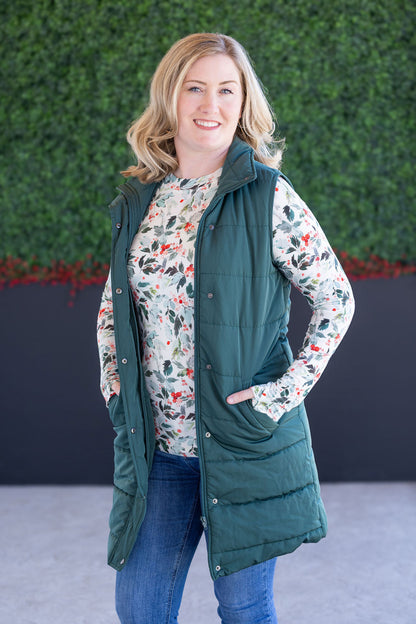 Michelle Mae Blair Long Sleeve Top - Winter Berry