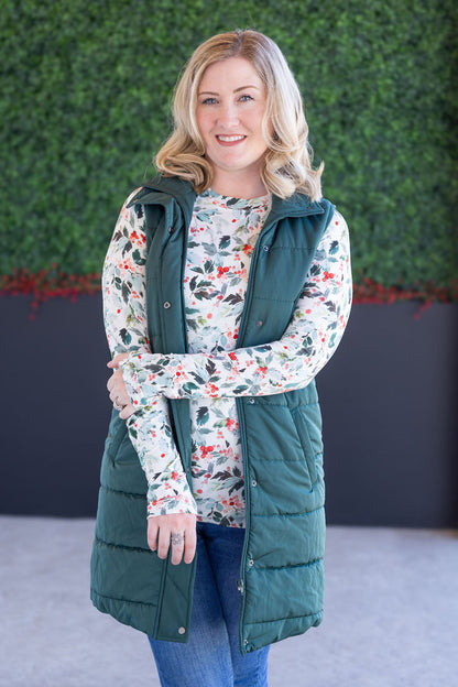 Michelle Mae Blair Long Sleeve Top - Winter Berry