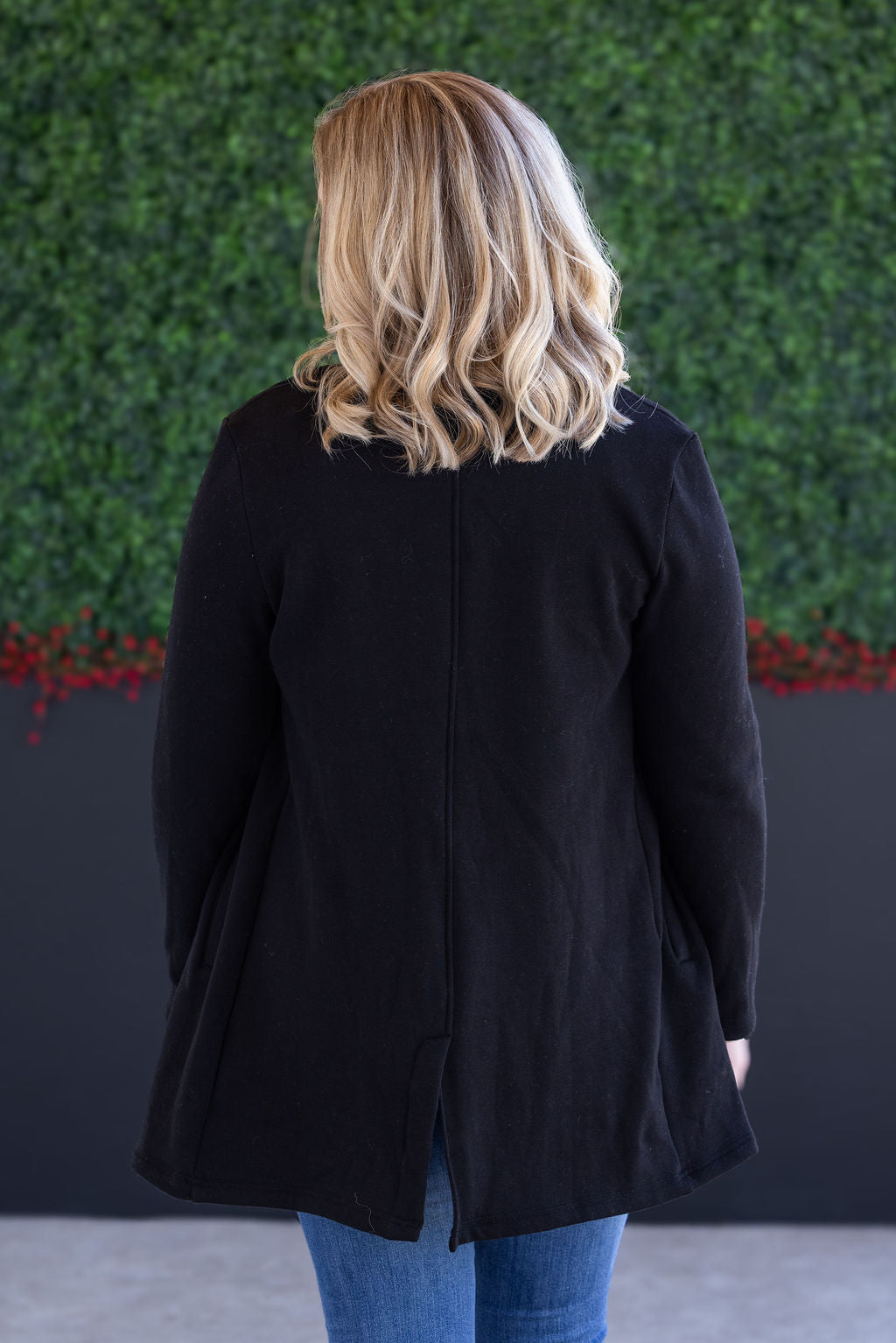 Michelle Mae Scarlett Sweater Jacket - Black
