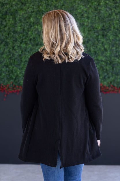 Michelle Mae Scarlett Sweater Jacket - Black