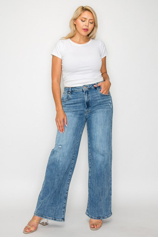 Wide Leg Wonder High Rise Jeans