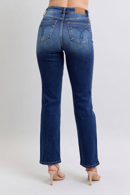 Everyday Ease Washed Straight Leg Jeans