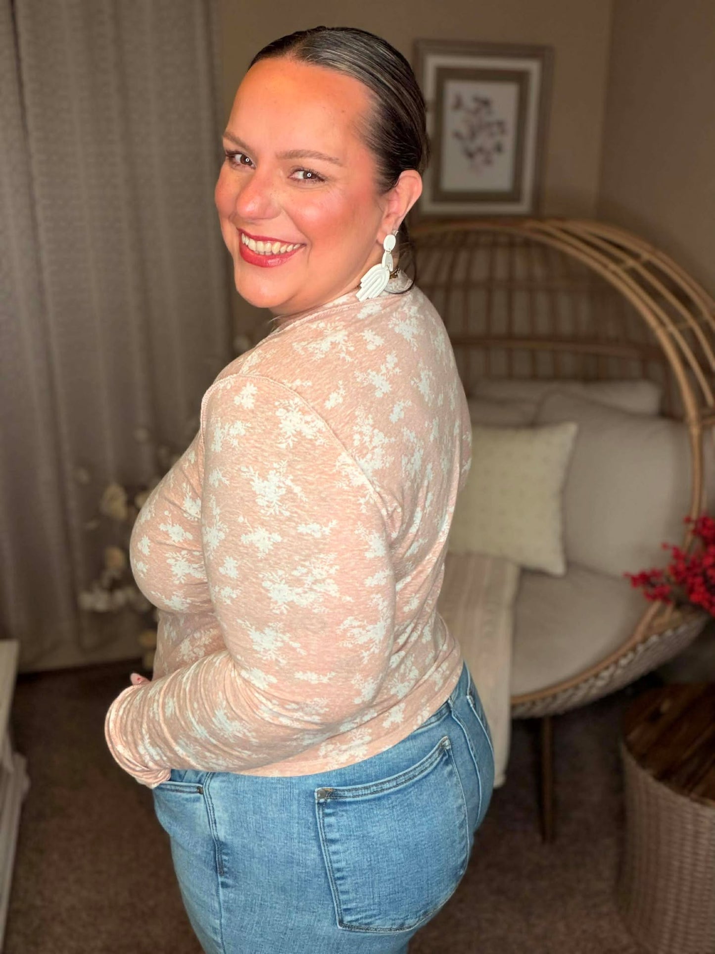 Literally Obsessed with Me Long Sleeve Top in Mauve