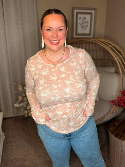 Literally Obsessed with Me Long Sleeve Top in Mauve