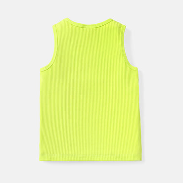 Youth Girls’ Summer Knit Neon Vibrant Tank Top
