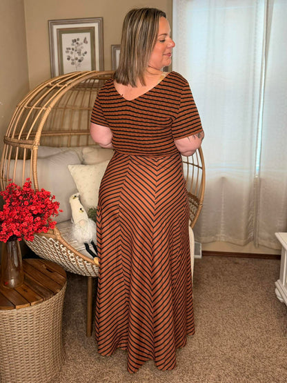 Calista Stripe Dress