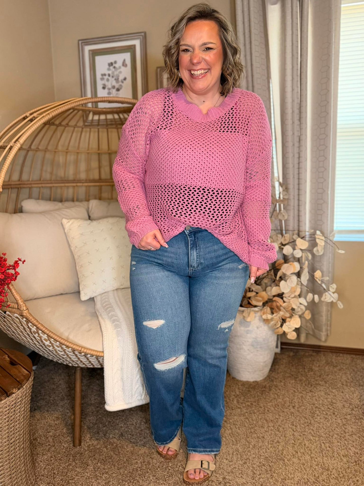 My Latest Love Loose Knit Sweater