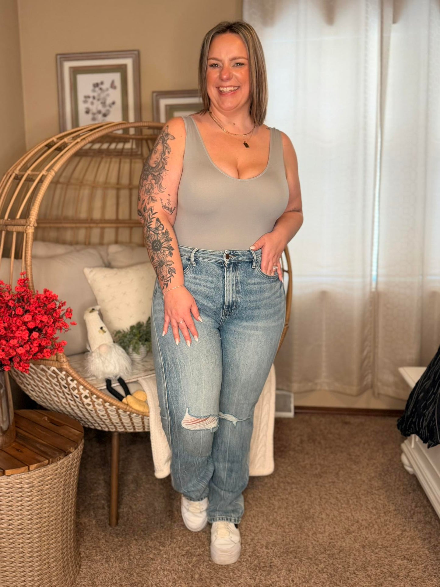 Kayla High Waist Rigid Magic Slim Straight