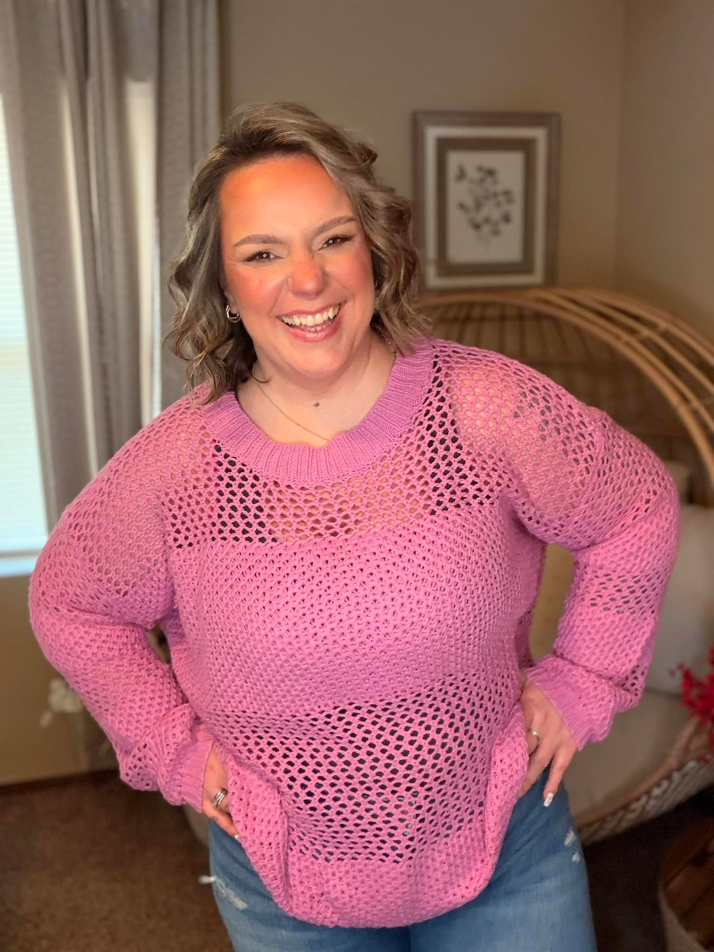 My Latest Love Loose Knit Sweater