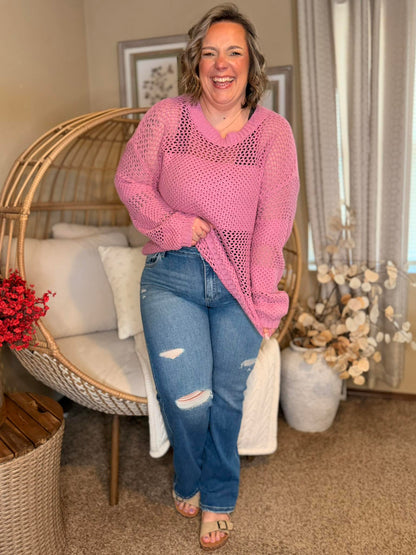 My Latest Love Loose Knit Sweater