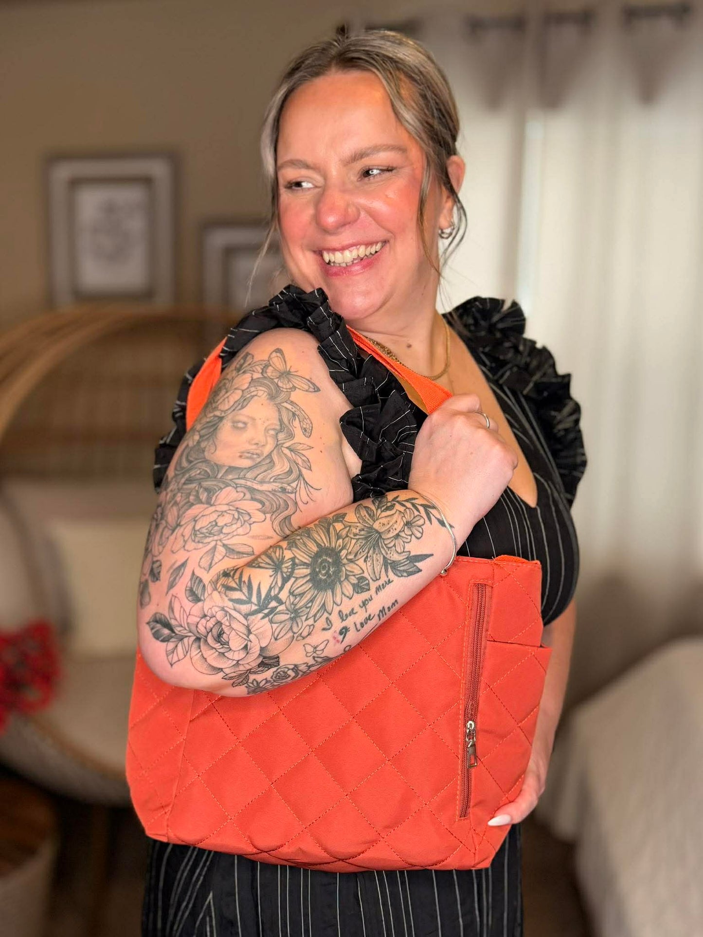 There She Goes Bag in Tomato