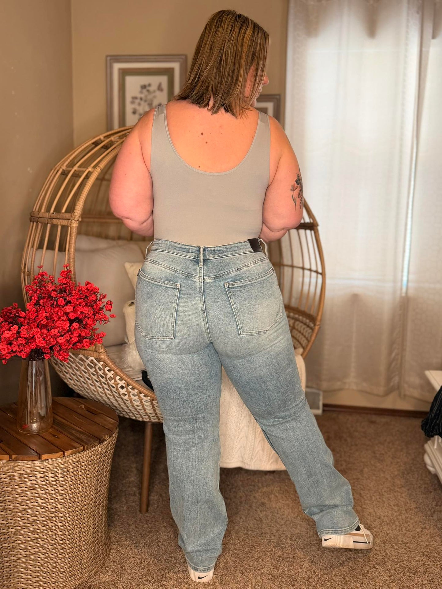 Kayla High Waist Rigid Magic Slim Straight