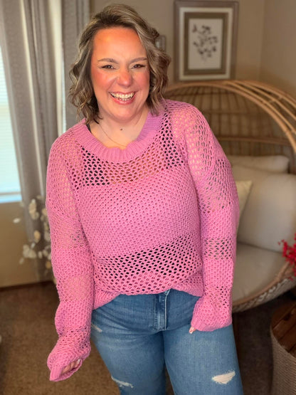 My Latest Love Loose Knit Sweater